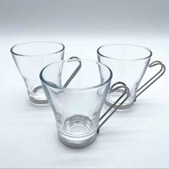 Bormioli Rocco Barista Espresso Coffee Glasses Cups Mugs Set of 3 - Picture 15 of 15